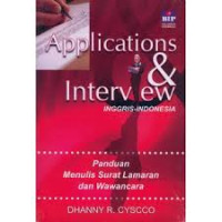 Applications and Interview Inggris-Indonesia